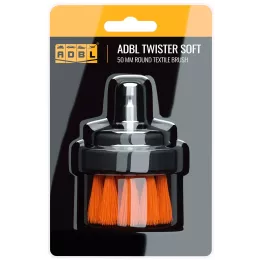 ADBL Twister Soft – Kulatá čisticí kartáč na čalounění s měkkými štětinami pro jemné materiály