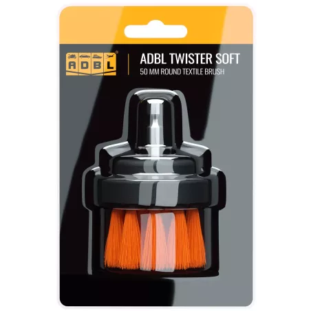 ADBL Twister Soft – Kulatá čisticí kartáč na čalounění s měkkými štětinami pro jemné materiály