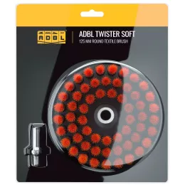 ADBL Twister Soft – kartáč na vrtačku nebo leštičku pro čištění čalounění, měkké vlákno 125mm