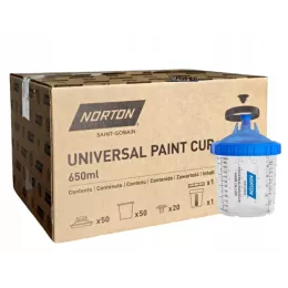 Sada NORTON PPS - 650ML, 50 kusů, 125μm - Ideální pro profesionální lakování!
