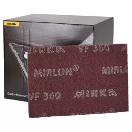 MIRKA MIRLON 150mm x 200mm P360 - Vysokokvalitní abrazivní vlákno pro broušení 10ks